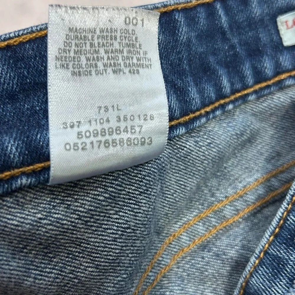 VTG Levis Premium Two Low Jeans Womens 31L  Button Fly Bootcut Western